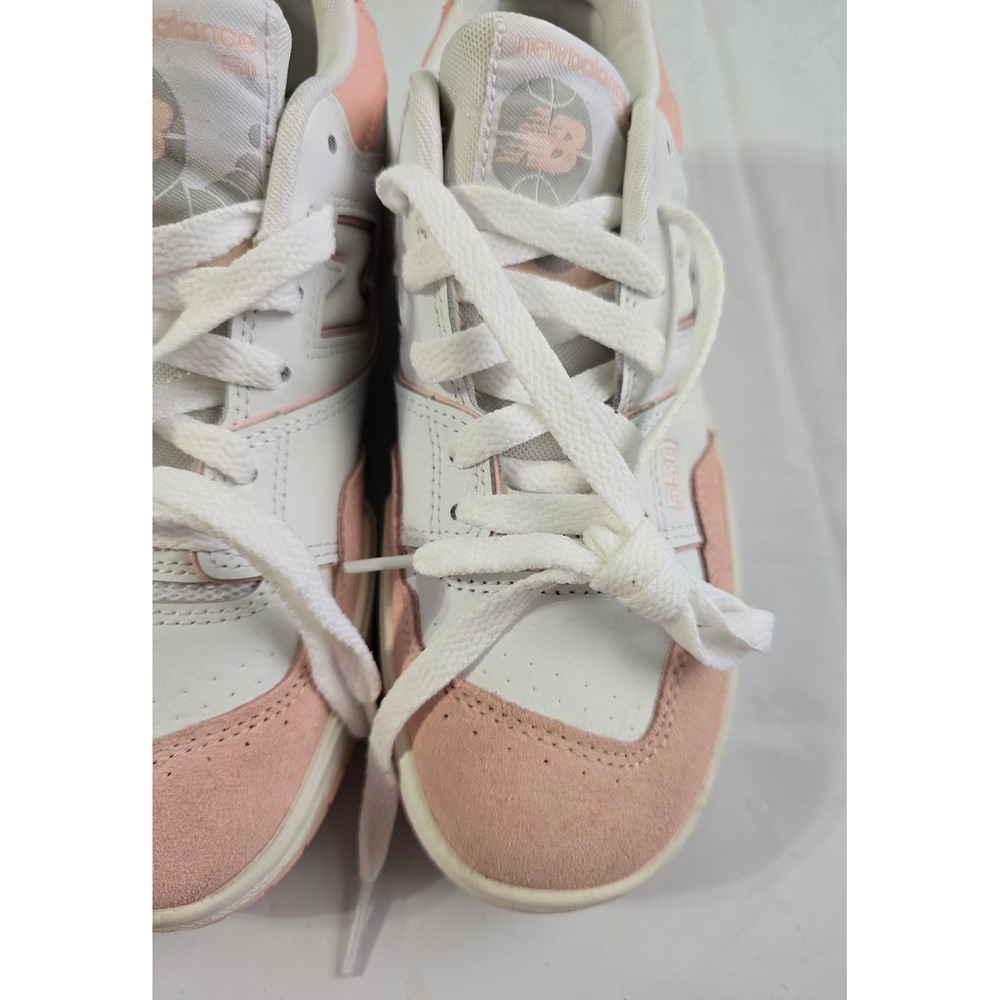 New Balance 550 White Pink Sneakers GSB550CD Womens 7.5 Kids 6 Low Top NWOT - Picture 5 of 15